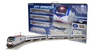 00772 Amtrak City Sprinter Train Set