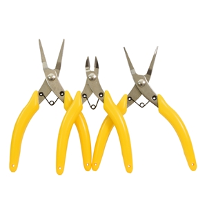 "Modellers Pliers Set (3 Pcs - Snipe, Flat & Side Cutter)"