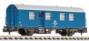 Umbau-Bahndienstwagen Bürowagen 412 DB ozeanblau Ep.IV