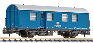 Umbau-Bahndienstwagen Wohnschlafwagen 433 DB ozeanblau Ep.IV