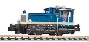 Diesel-Rangierlokomotive 332 025-6 DB ozeanblau Ep.V