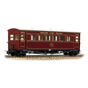 Gloucester Bogie Coach Ashover L. R. Crimson