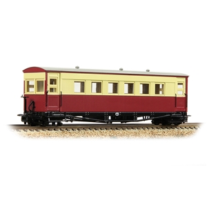 Gloucester Bogie Coach Lincolnshire Coast L.R. Crimson & Cream
