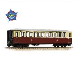 Ffestiniog Railway 'Tin Car' Saloon Third No. 120 FR Crimson & Cream