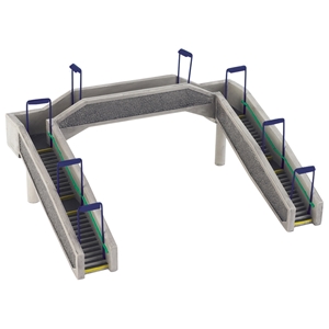 Concrete Footbridge - Blue