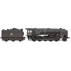 32-852A BR Standard 9F with BR1F Tender 92069 BR Black (Early Emblem) -2