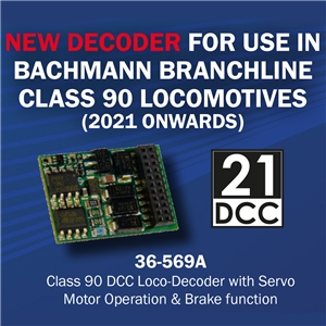 Class 90 DCC Loco-Decoder with Servo Motor Operation & Brake function