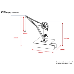 42-146 Yard Crane Dims