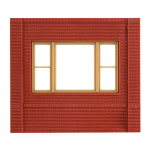 DPM30163 Dock Level 20th Century Window Wall (x4)