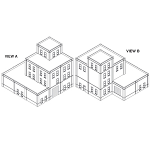 DPM36200 Rectangular Window Industrial Building