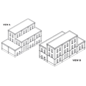 DPM36200 Rectangular Window Industrial Building