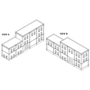 DPM36200 Rectangular Window Industrial Building