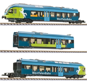 3-tlg. Elektro-Triebzug, "FLIRT", WestfalenBahn, Ep.VI, WS dig.
