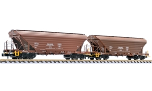 2-tlg. Set, Getreidetransportw., Uagpps, Bulgarien, braun, Ep.V-VI