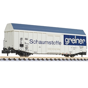 Großräumiger Güterwagen Hbks DB Schaumstoffe greiner Ep.IV