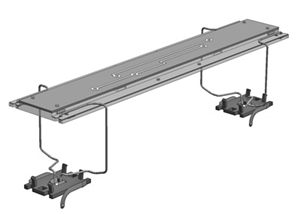 L938950 LED-Innenbeleuchtung gelb, 110 mm, 2- 3-Achser