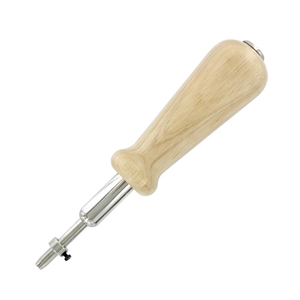 Wooden-Handled Pin Pusher with Depth Stop