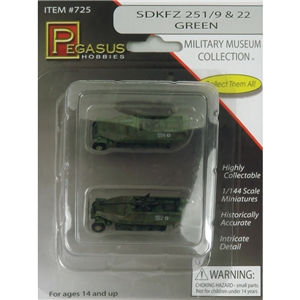 SdKfz 251/9 & 251/22 Green (qty 1 ea)