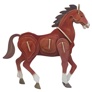 TWW4210 Horse 3D Wooden Puzzle