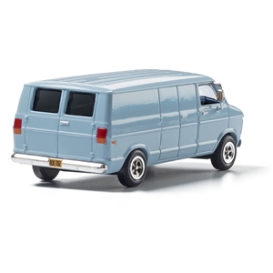 WAS5362 HO Scale Passenger Van Back View