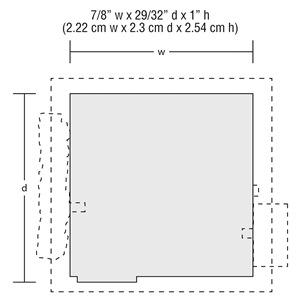 WBR4947 N Scale Work Shed Dimensions