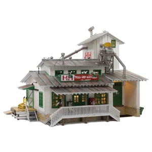 WBR4949 N scale H & H Feed Mill