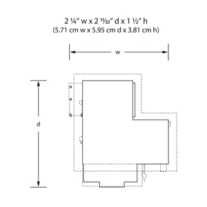 WBR4953 N scale Post Office Dimensions