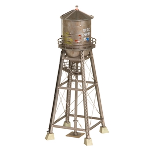 WBR4954 N Scale Rustic Water Tower Side 2