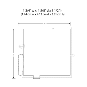 WBR4955 N scale Rustic Cabin Dimensions