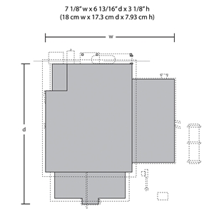 WBR5031 HO scale Country Store Expansion Dimsensions