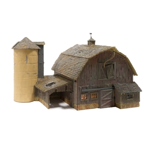 WBR5038 HO Old Weathered Barn