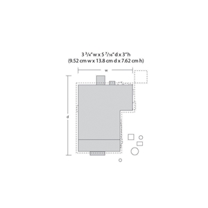 WBR5040 HO Old Homestead Dimensions