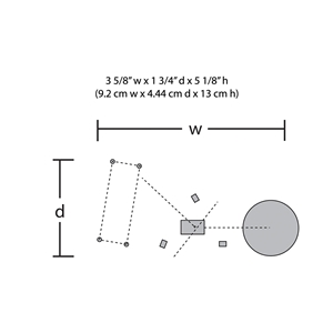 WBR5043 HO Windmill Dimensions