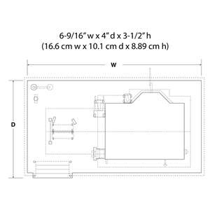 WBR5052 HO The Depot Dimensions