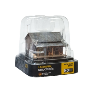 WBR5065 HO Scale Rustic Cabin Boxed