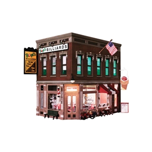 WBR5844 O Scale Corner Emporium