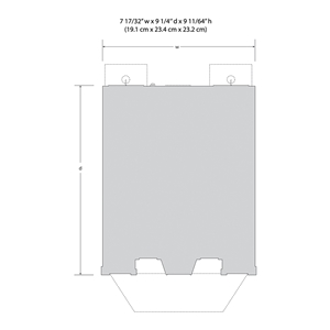 WBR5854 O Scale Theater Dimensions