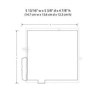 WBR5869 O Scale Rustic Cabin Dimensions