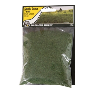 7mm Static Grass Dark Green