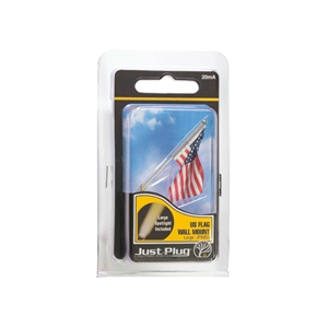 WJP5954 Medium Wall Mount Flag US Boxed