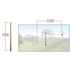 WUS2267 HO Transformer Connect Set Dims